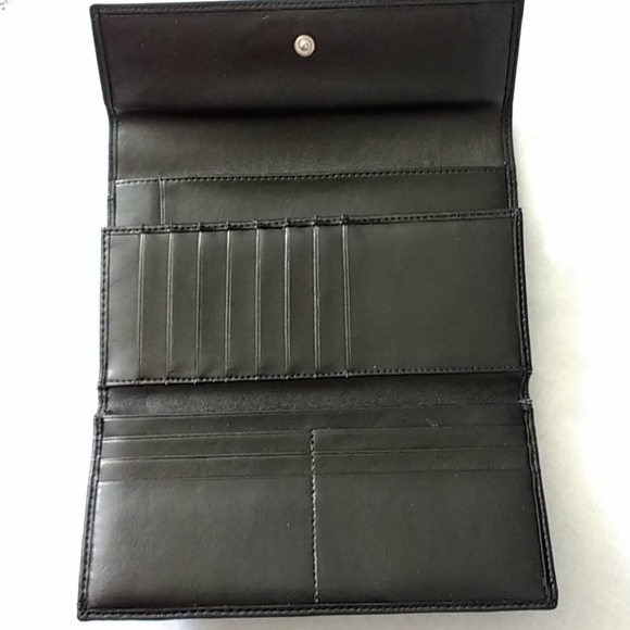 Tri-fold clutch leather wallet - Picture 4 of 7
